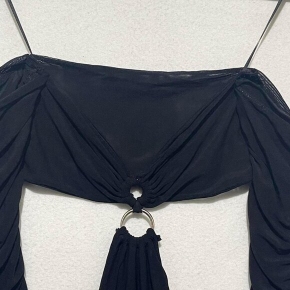 BY DYLN stretchy mesh dress size XS - Picture 7 of 8